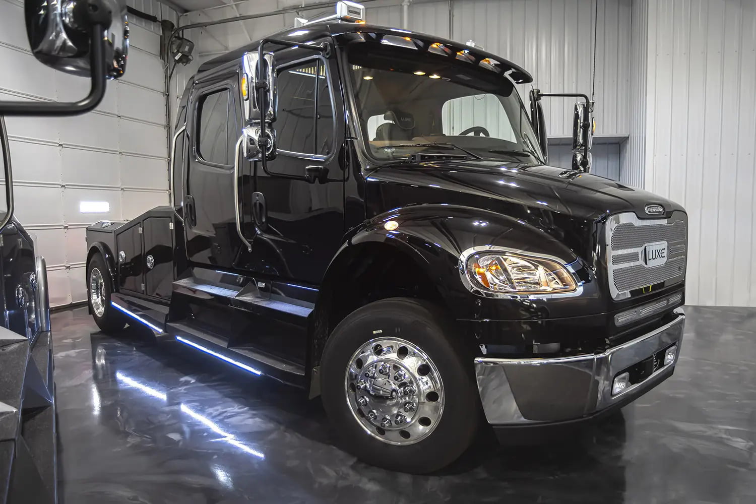 Freightliner M2 106 built by Luxe Trucks.