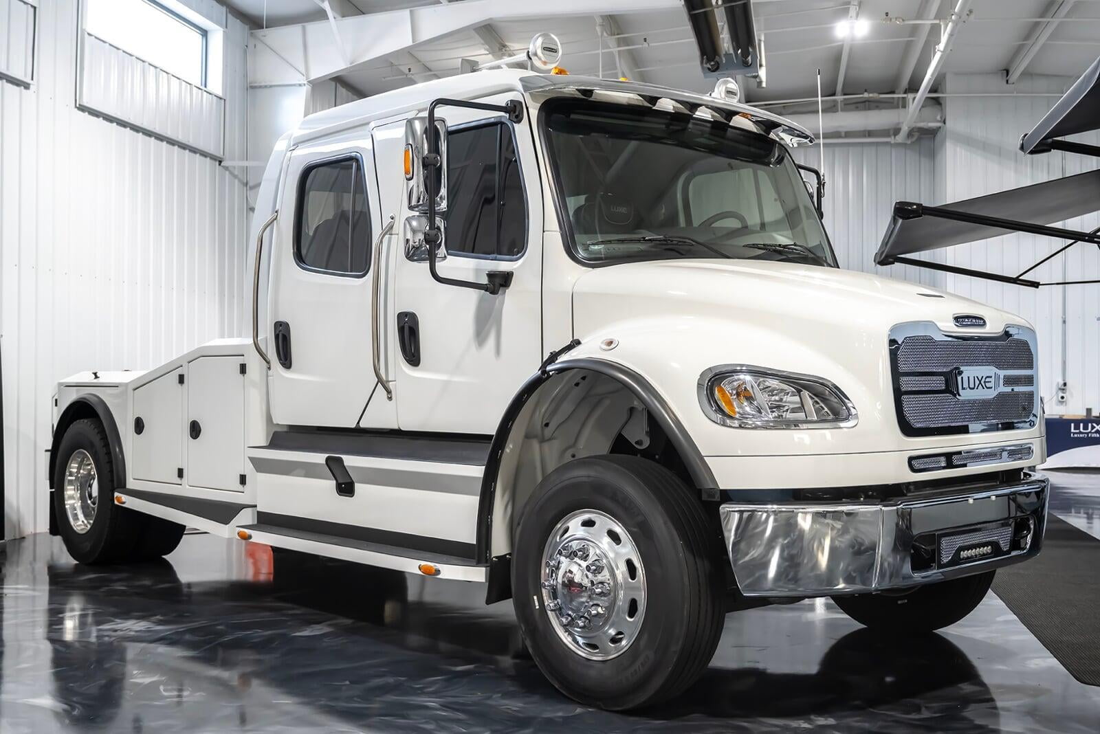 Freightliner M2 106 built by Luxe Trucks.
