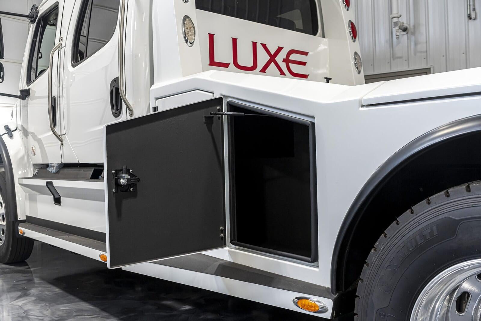 Freightliner M2 106 built by Luxe Trucks.